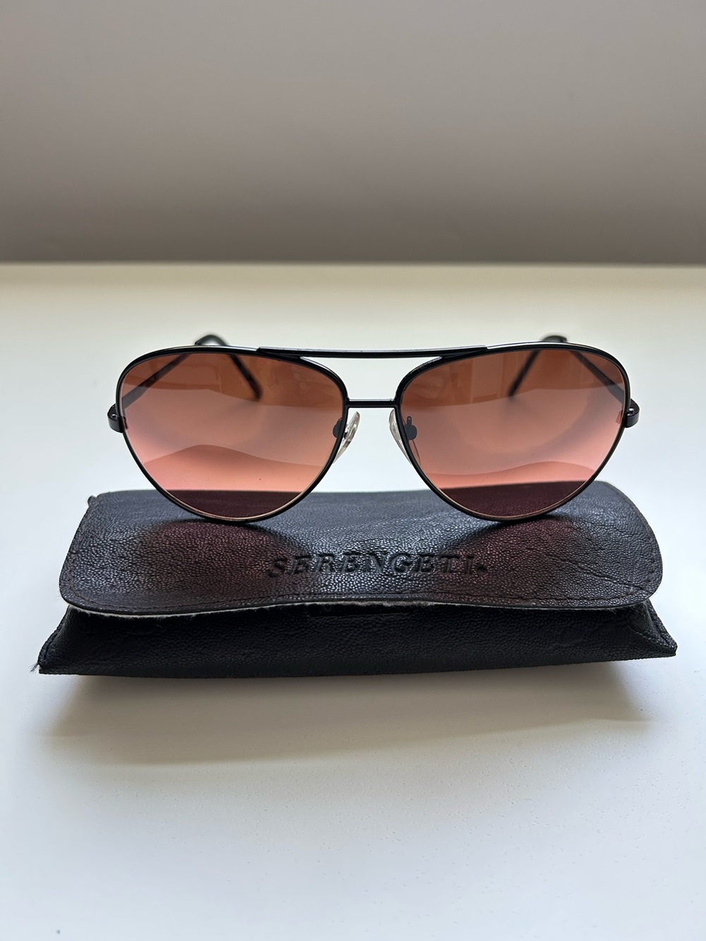 Vintage Serengeti Men's Driver Aviator Sunglasses